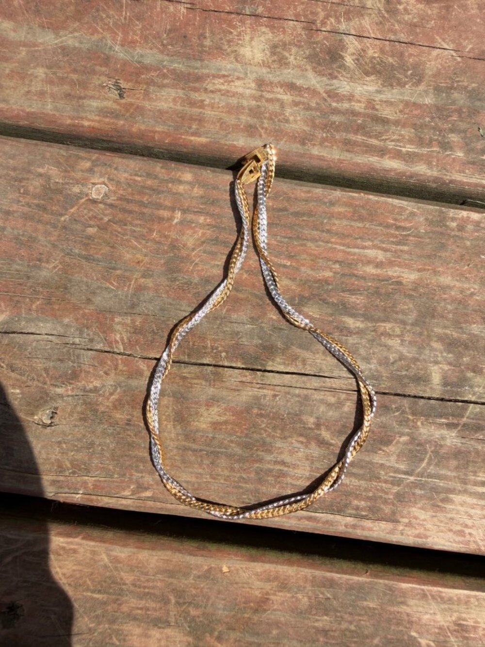 Vintage  Avon Twisted Chain Necklace